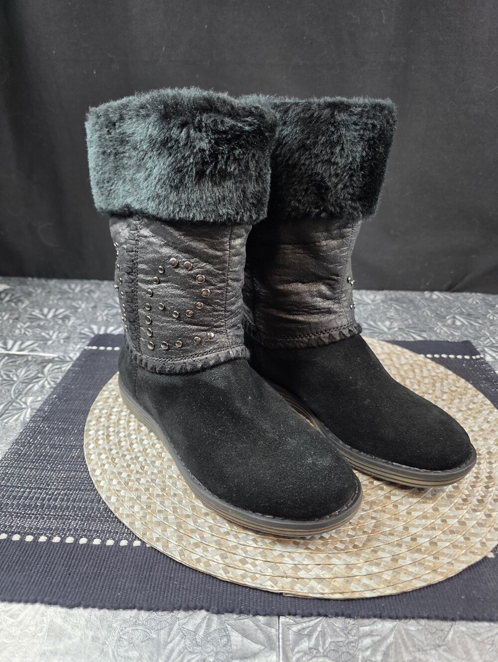 Bass Turin Women's Black Winter Boots